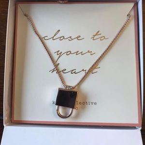 Stella and dot keep-it lock necklace
